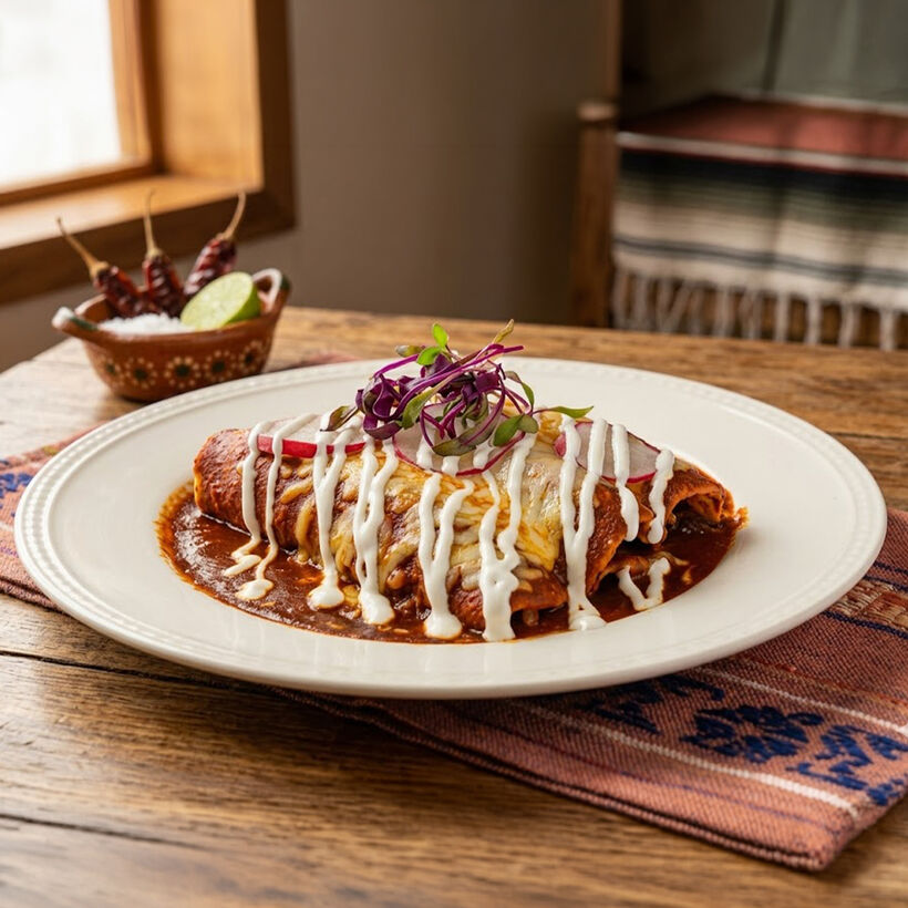Enchiladas de Camaron